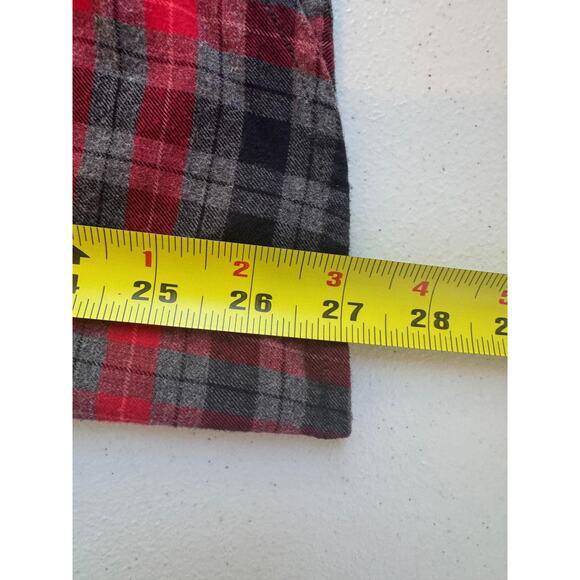 Pendleton Shirt Womens Petite Medium Red Plaid Flannel Button Camping Outdoor - Picture 10 of 13